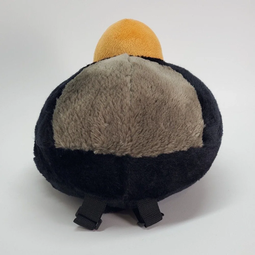 Angry Birds Black Bomb‎ Bird Plush Backpack 10 inch Rovio Game Character Bag